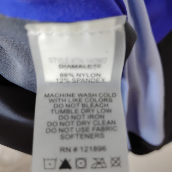 Title Nine Athletic/Travel Tank Dress — Colorblock, Stretch, Back Pocket — M - Picture 8 of 9